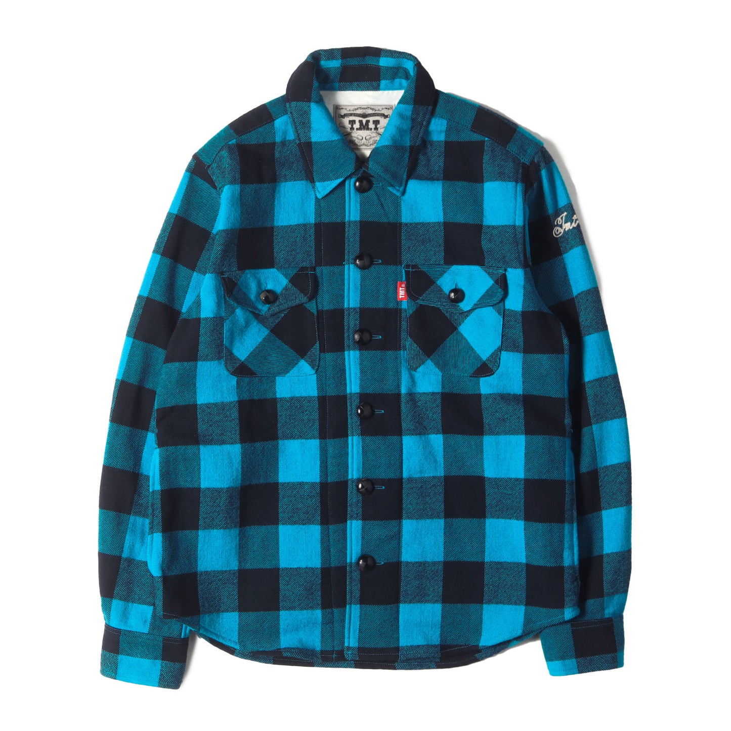 コットン/ウール バッファローチェック シャツ(COTTON WOOL BUFFALO CHECK SHIRTS)
