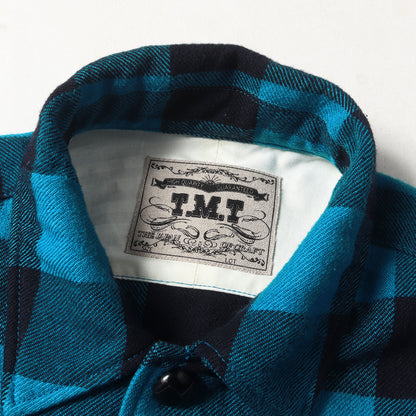 コットン/ウール バッファローチェック シャツ(COTTON WOOL BUFFALO CHECK SHIRTS)