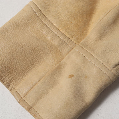 90s ネイティブ ビーズ フリンジ ディアスキンレザー ジャケット(USA製)