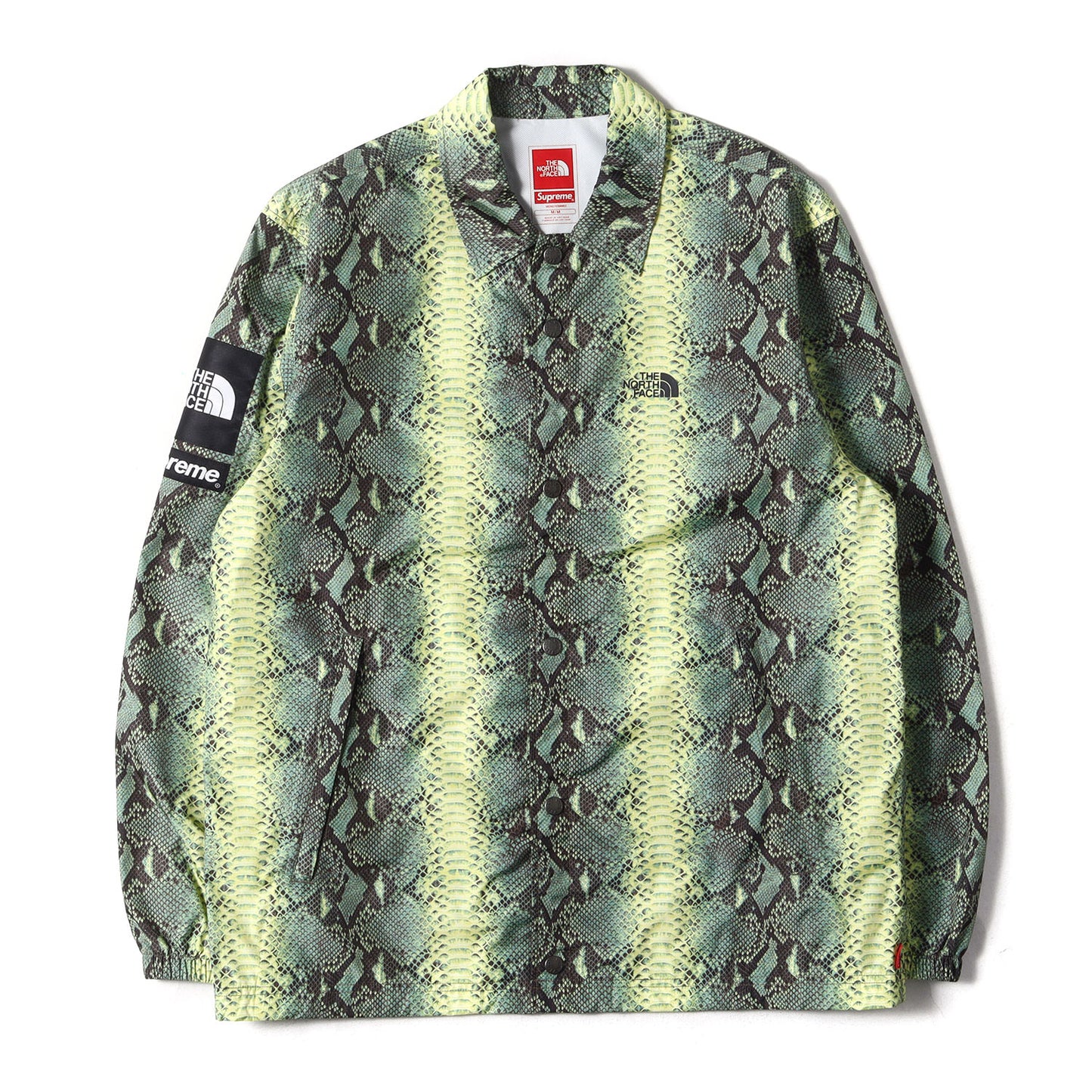 ×THE NORTH FACE スネーク柄 コーチジャケット(Snakeskin Taped Seam Coaches Jacket)