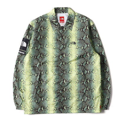 ×THE NORTH FACE スネーク柄 コーチジャケット(Snakeskin Taped Seam Coaches Jacket)