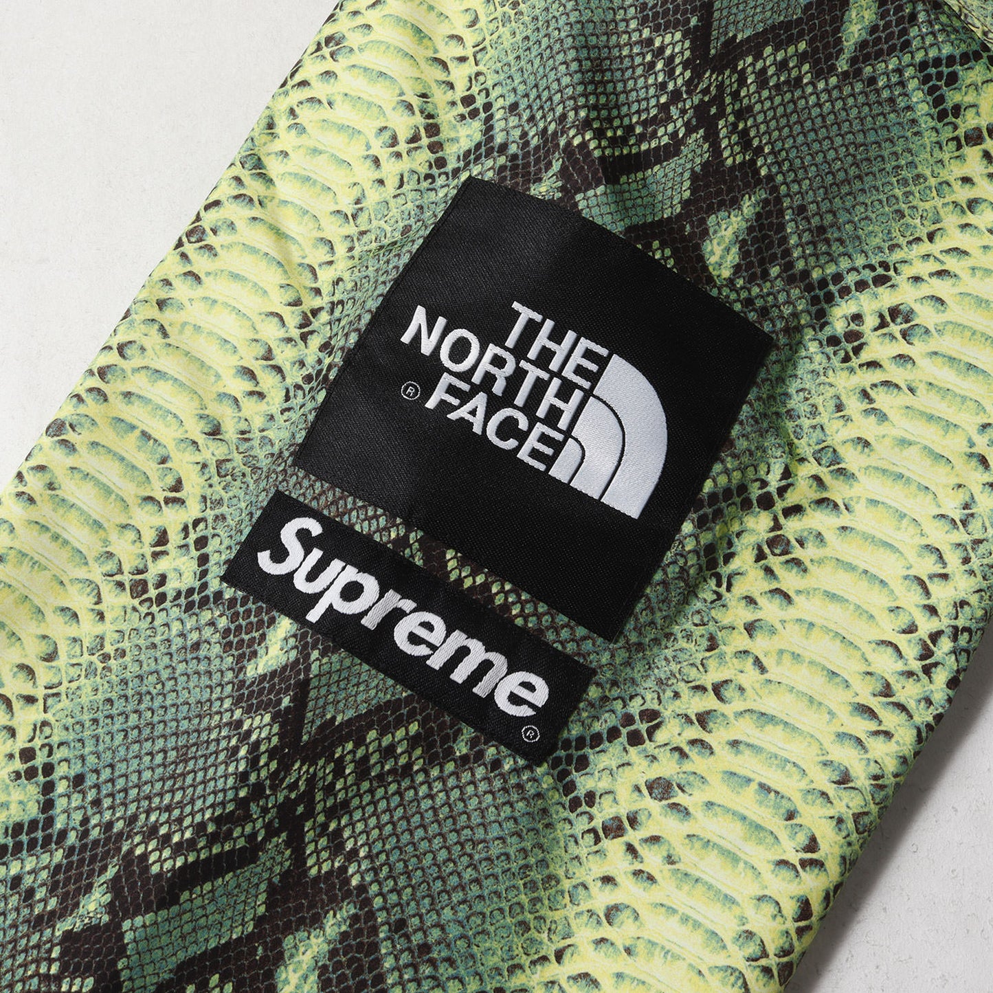 ×THE NORTH FACE スネーク柄 コーチジャケット(Snakeskin Taped Seam Coaches Jacket)