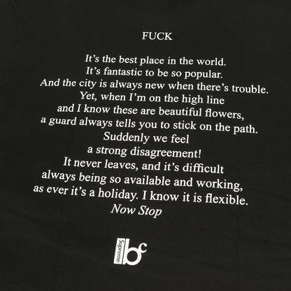 23SS ×Bernadette Corporation フォト Tシャツ(Fuck Tee)