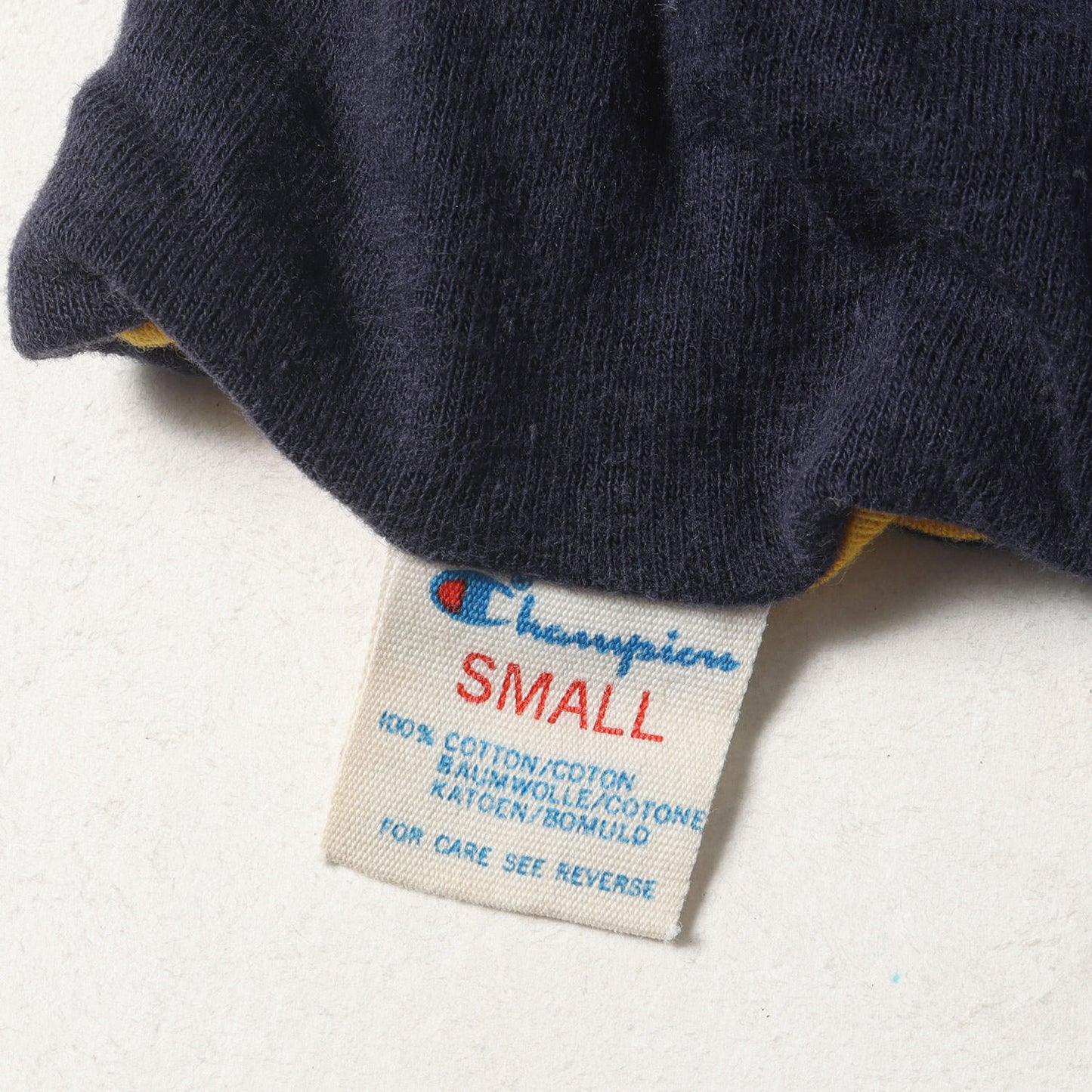 [雰囲気抜群] 70s バータグ 3段 カレッジプリント ダブルフェイス Tシャツ