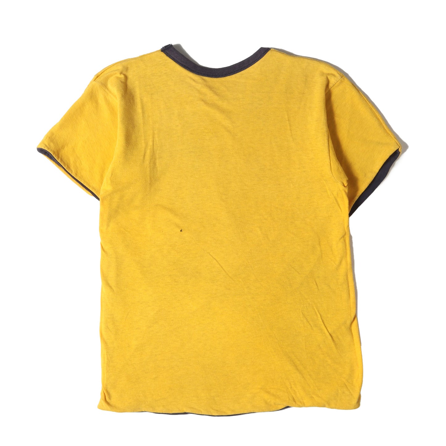 [雰囲気抜群] 70s バータグ 3段 カレッジプリント ダブルフェイス Tシャツ
