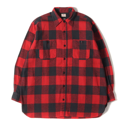 21AW BEAMS別注 オーバーサイズ バッファローチェック フランネルシャツ(Flannel Check Shirt)