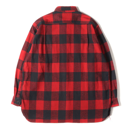 21AW BEAMS別注 オーバーサイズ バッファローチェック フランネルシャツ(Flannel Check Shirt)