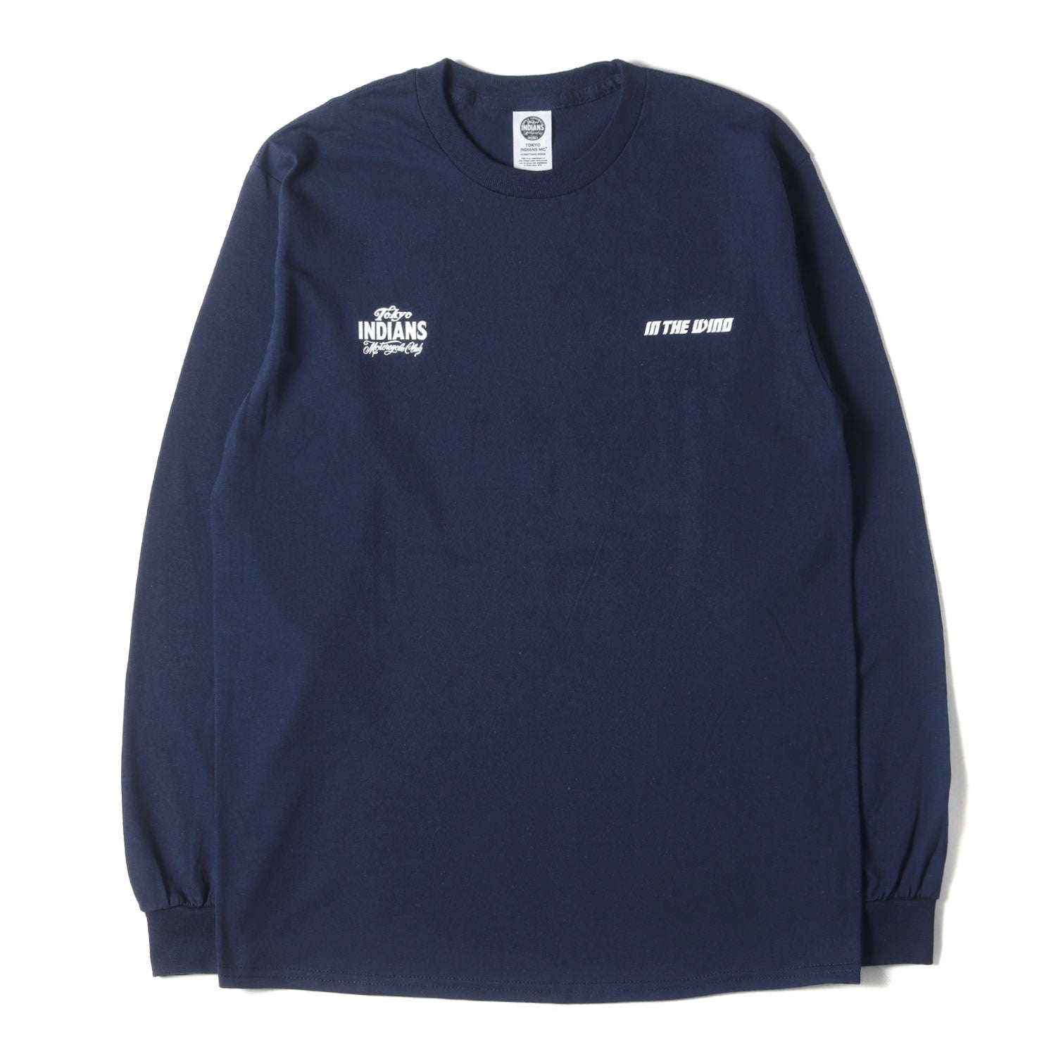 東京インディアンズロンT 東京インディアンズ IN THE WINDロゴ ロングスリーブ Tシャツ
