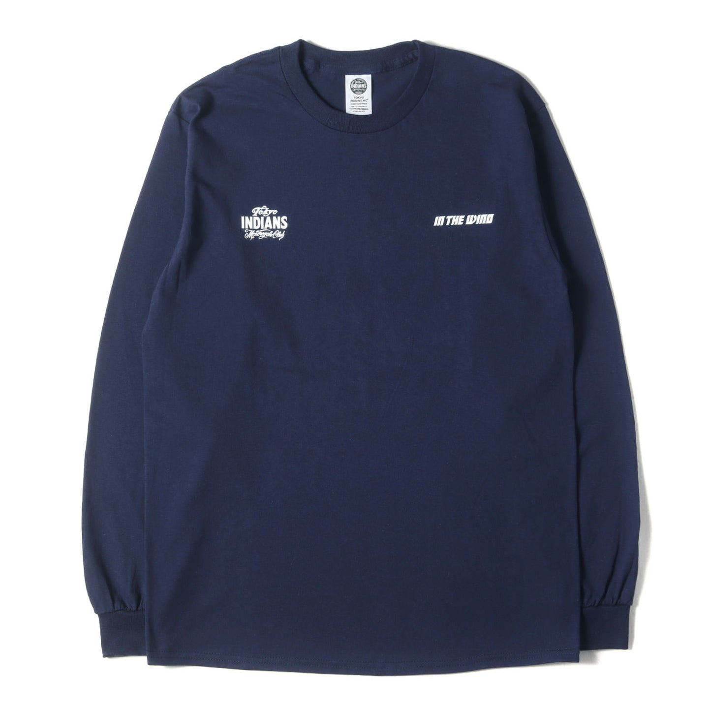 東京インディアンズ IN THE WINDロゴ ロングスリーブ Tシャツ