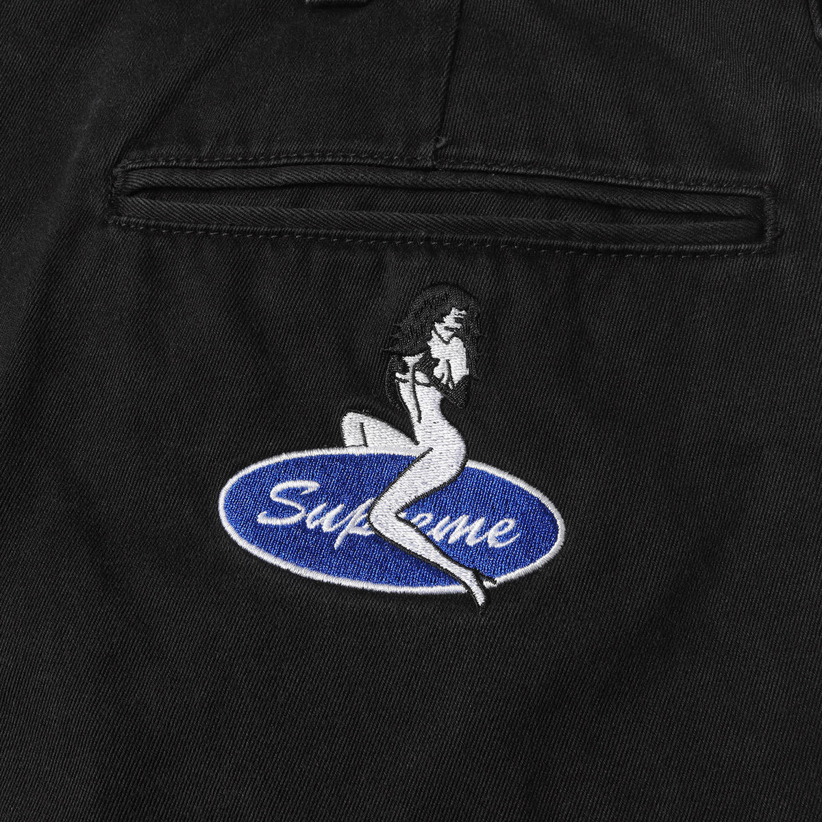Supreme (シュプリーム) 21AW ピンナップガール刺繍 コットン 