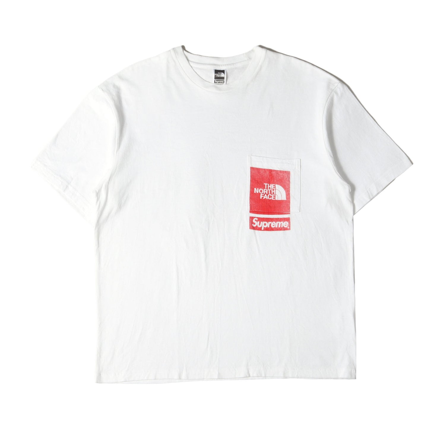 23SS ×THE NORTH FACE ロゴプリント ポケット Tシャツ(Printed Pocket Tee)