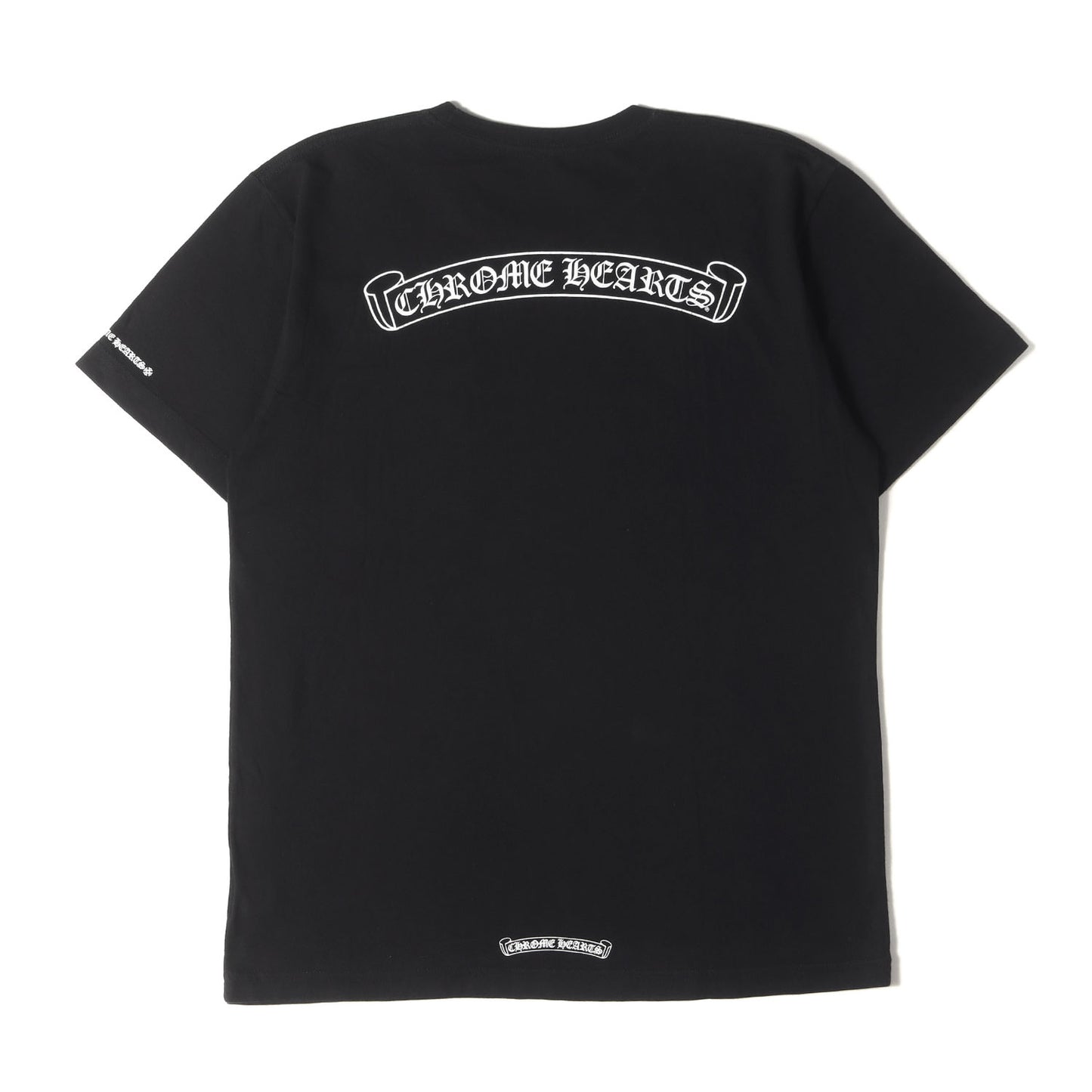 近年モデル スクロールロゴ ポケット Tシャツ