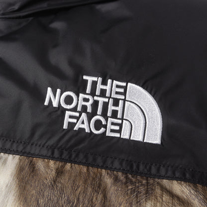 ×THE NORTH FACE ファー柄 ヌプシ ダウンジャケット(Fur Nuptse Jacket)