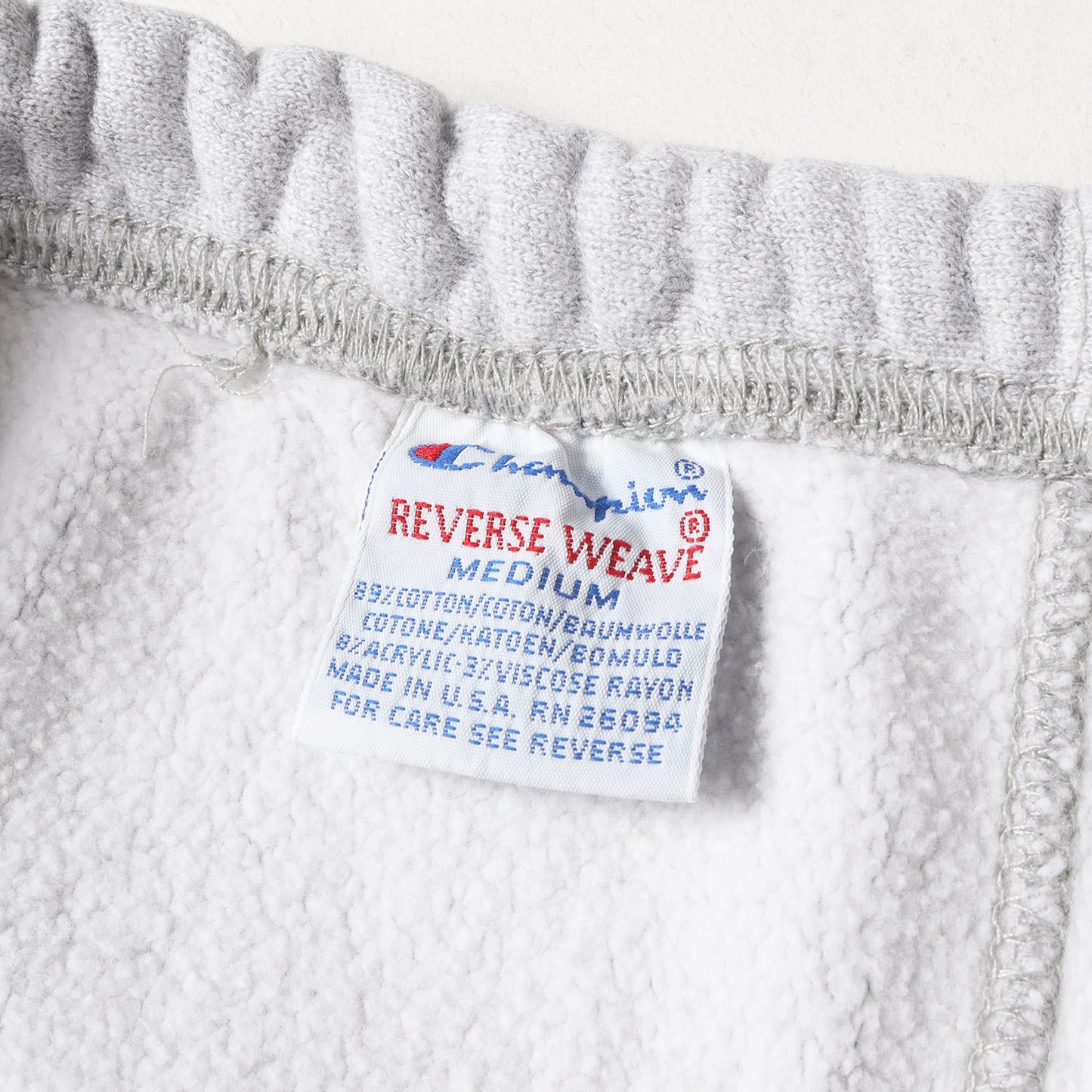 90s 刺繍タグ カレッジロゴ リバースウィーブ スウェットパンツ(USA製)