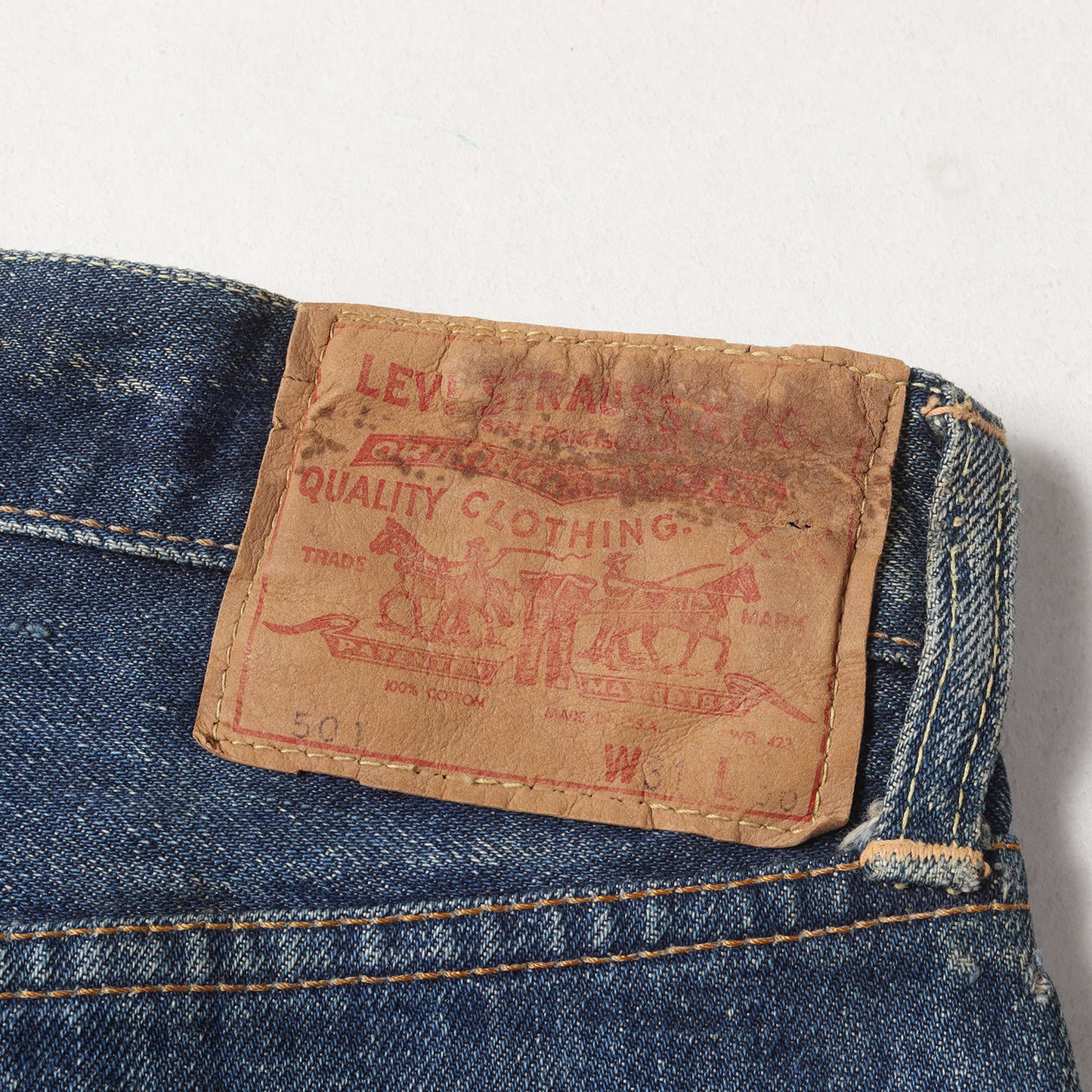 60s 501 BigE デニムパンツ(Vステッチ)