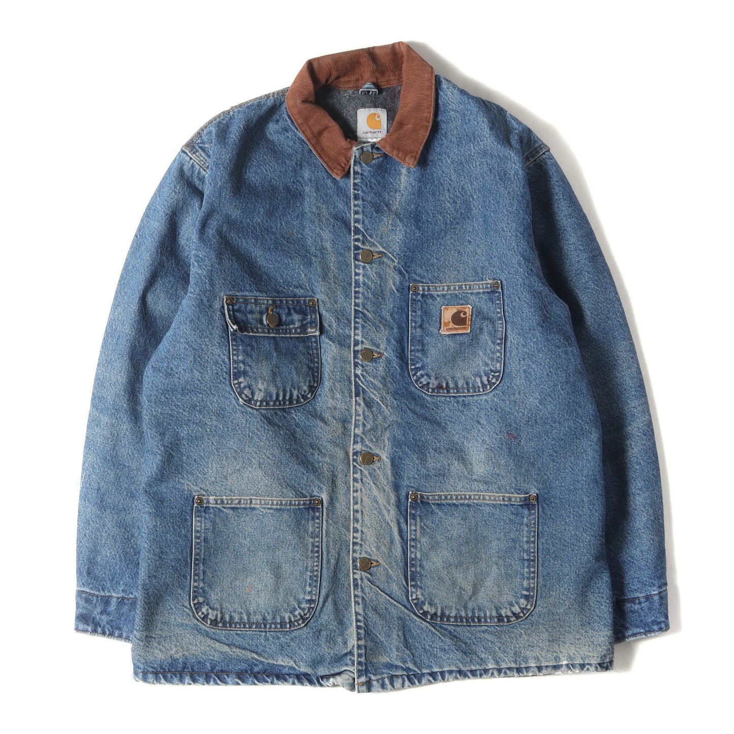 00s ブランケット付き デニム ミシガン チョアコート / カバーオール(USA製)