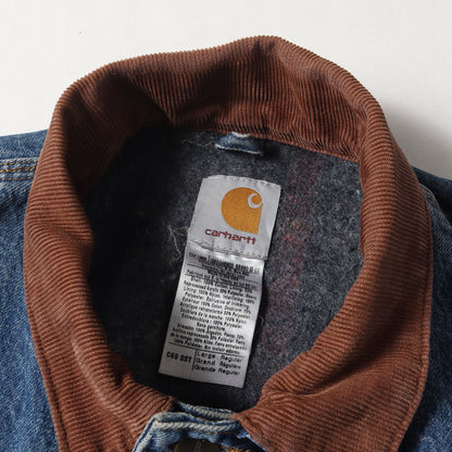 00s ブランケット付き デニム ミシガン チョアコート / カバーオール(USA製)