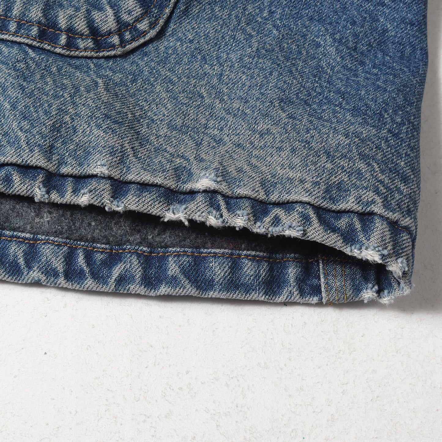 00s ブランケット付き デニム ミシガン チョアコート / カバーオール(USA製)