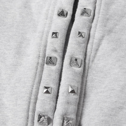PALACE (パレス) 23SS スタッズ付き ドロップショルダー スウェット