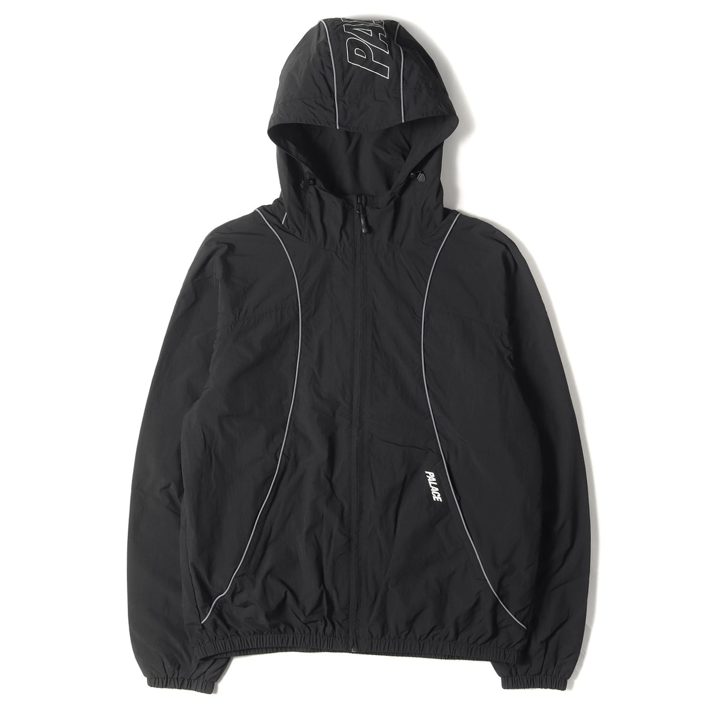 23SS フードロゴ ナイロン フード ジャケット(Font Zip Shell Jacket)