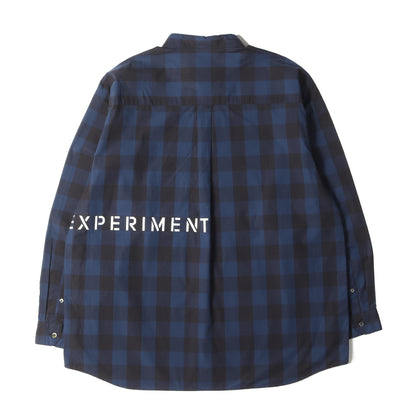 23SS ブロックチェック バギー コットン シャツ(BAGGY SHIRT)