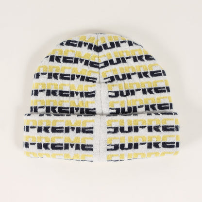 ブランドロゴ柄 ニットビーニー(Repeat Beanie)
