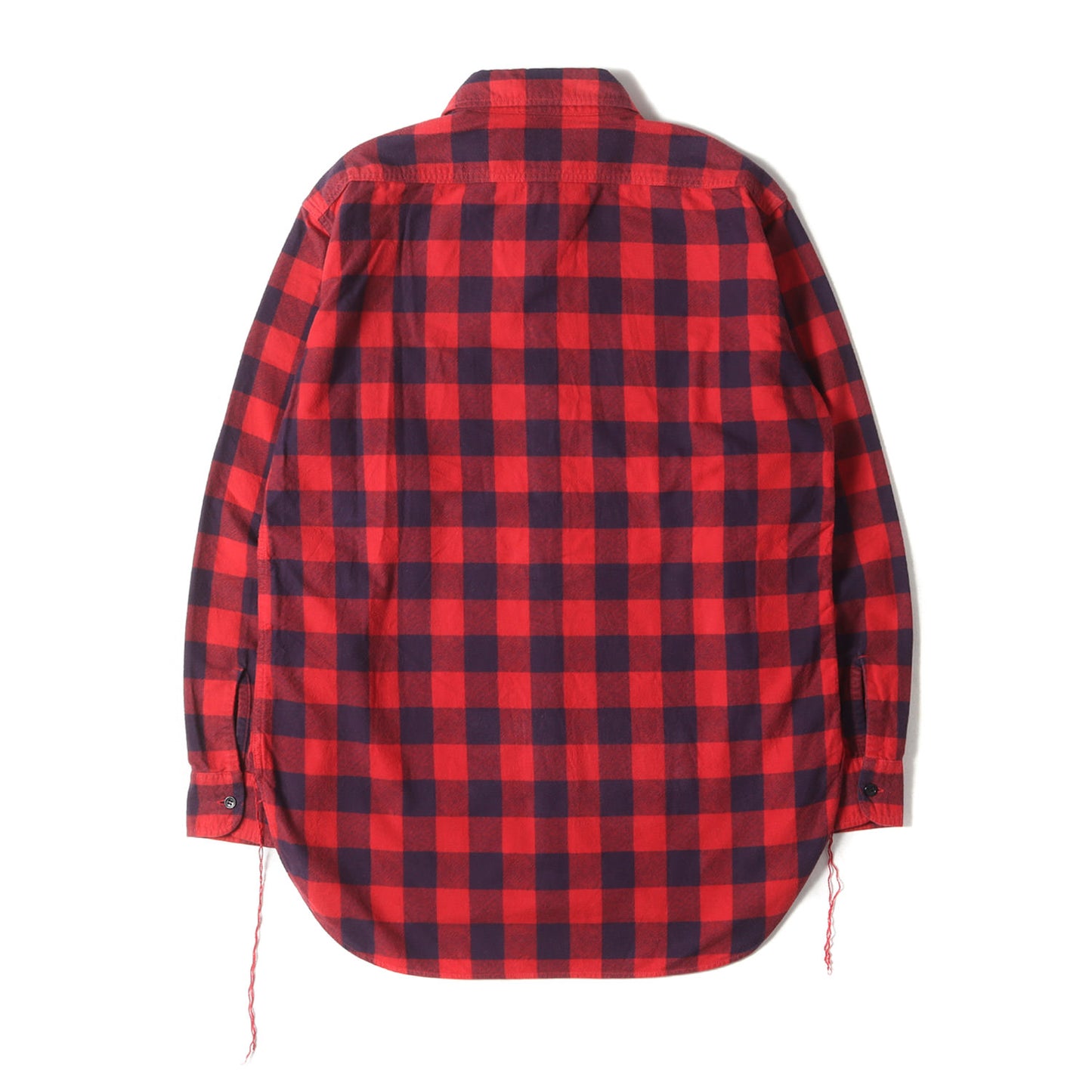 ユーズド加工 ブロックチェック フランネルシャツ(block check nel shirt)