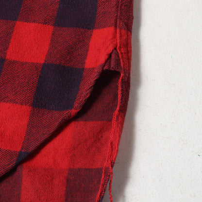 ユーズド加工 ブロックチェック フランネルシャツ(block check nel shirt)