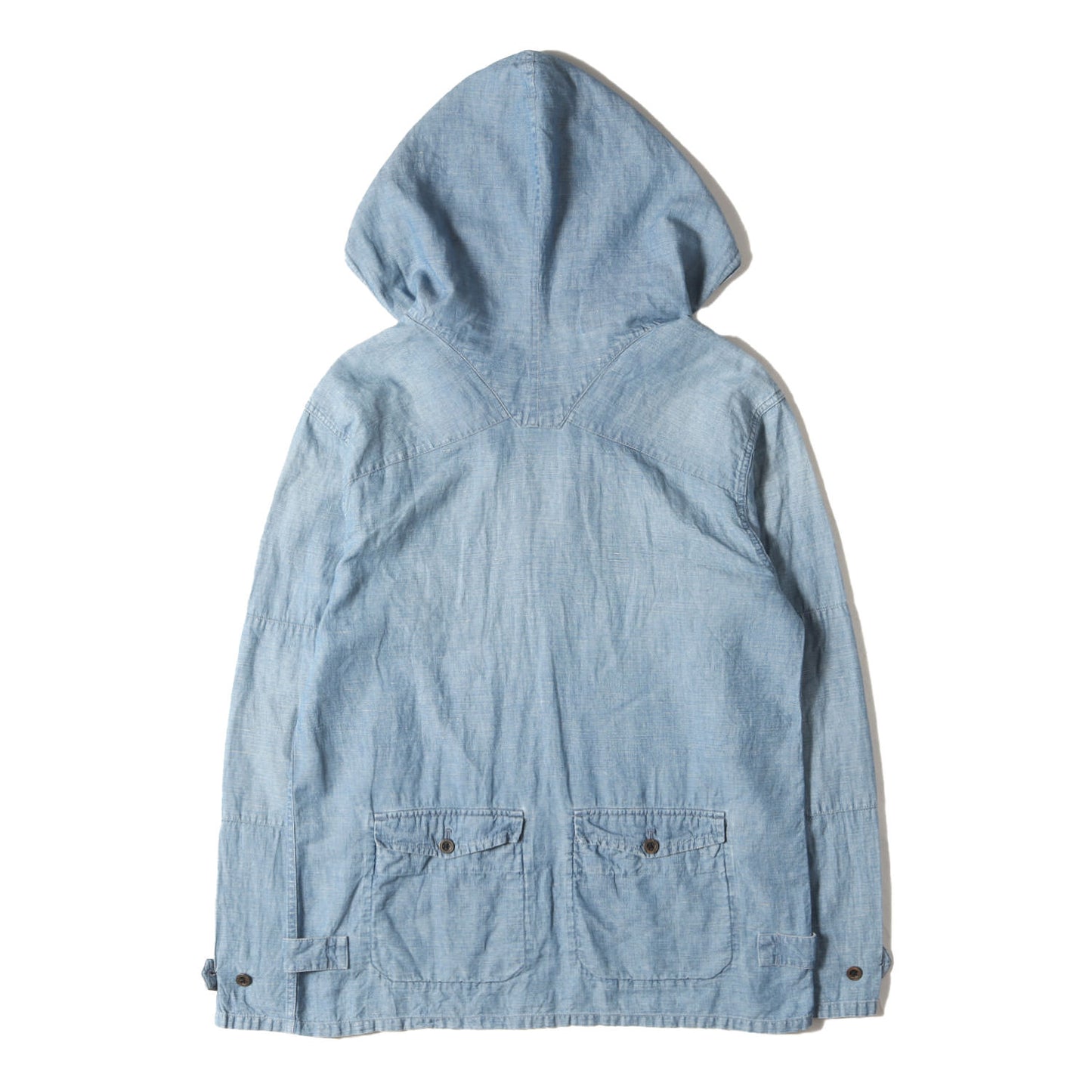 LIMITED EDITION レースアップ プルオーバー シャンブレーシャツ