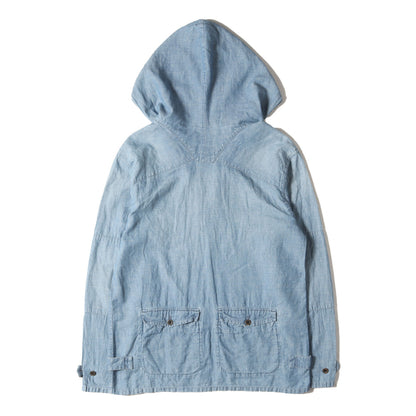 LIMITED EDITION レースアップ プルオーバー シャンブレーシャツ