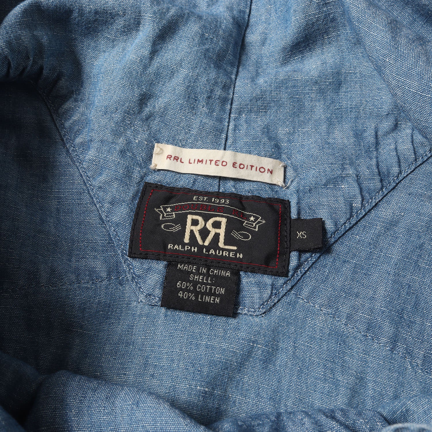 RRL (ダブルアールエル) LIMITED EDITION レースアップ プルオーバー シャンブレーシャツ - ブランド古着の通販・買取 |  BEEGLE by Boo-Bee