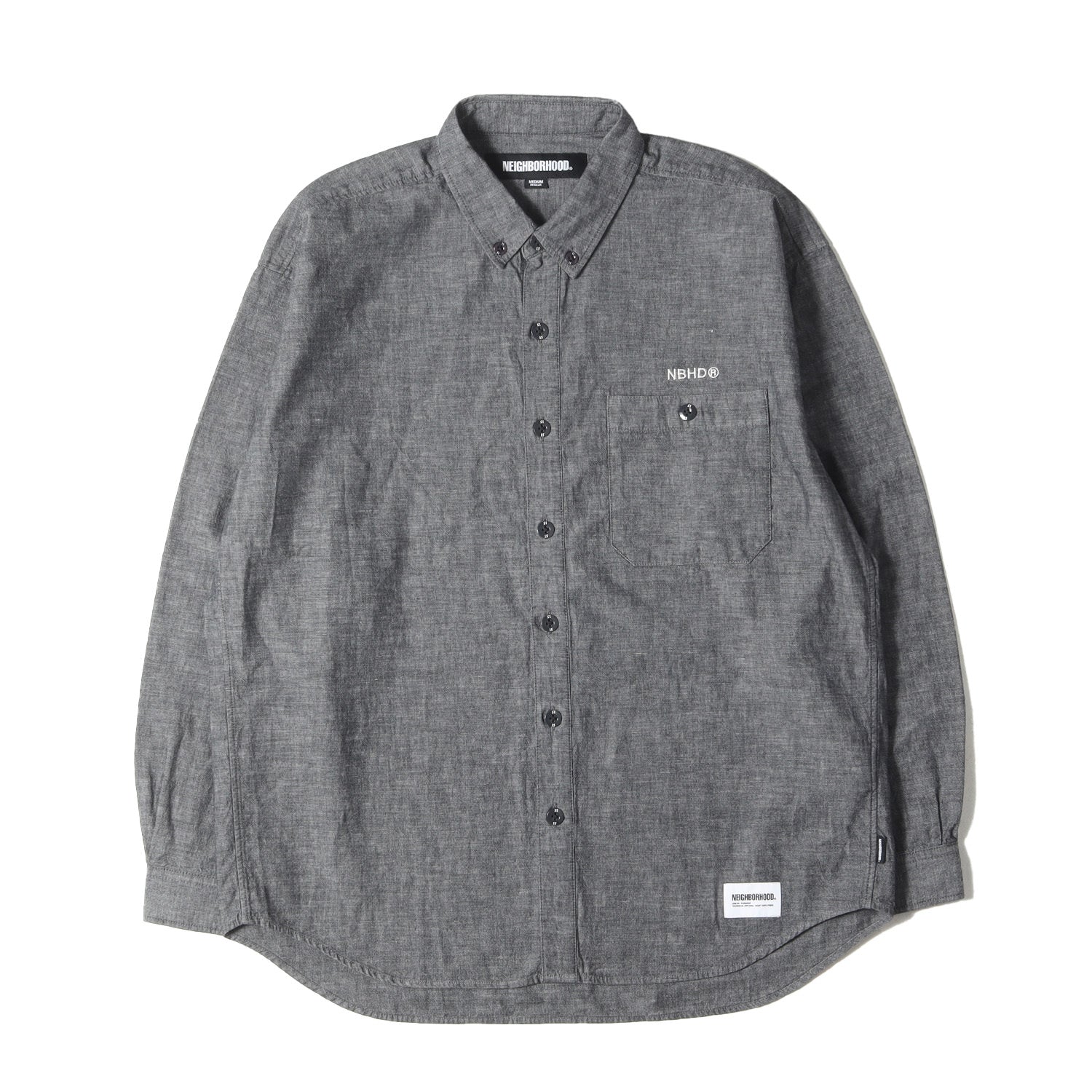 NEIGHBORHOOD (ネイバーフッド) 24AW シャンブレー ボタンダウンシャツ(CHAMBRAY BD SHIRT LS) -  ブランド古着の通販・買取 | BEEGLE by Boo-Bee