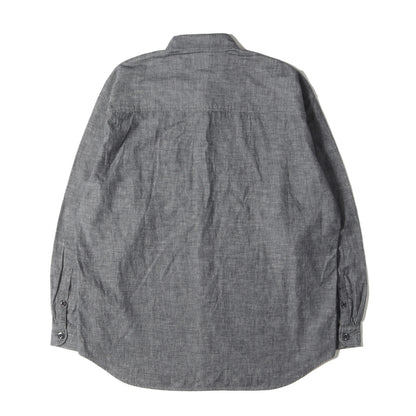 24AW シャンブレー ボタンダウンシャツ(CHAMBRAY BD SHIRT LS)