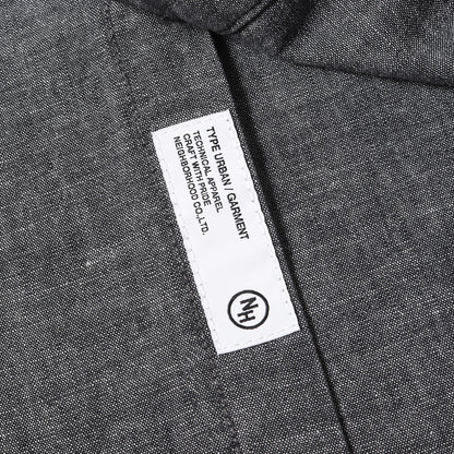 24AW シャンブレー ボタンダウンシャツ(CHAMBRAY BD SHIRT LS)