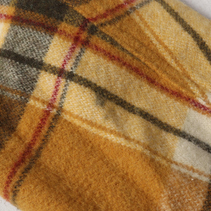 チェック ウール ボア ランチジャケット