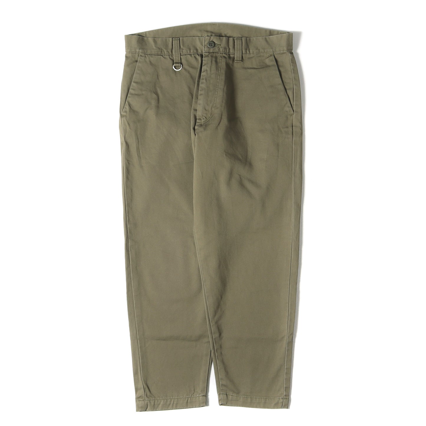 21AW コットンツイル ワイド クロップドパンツ(WIDE CROPPED PANTS)