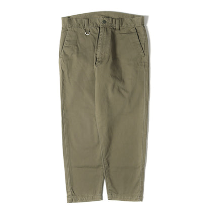 21AW コットンツイル ワイド クロップドパンツ(WIDE CROPPED PANTS)