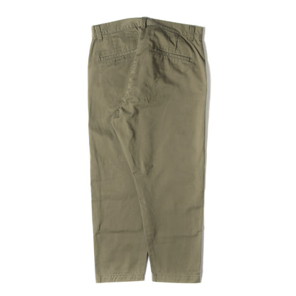 21AW コットンツイル ワイド クロップドパンツ(WIDE CROPPED PANTS)