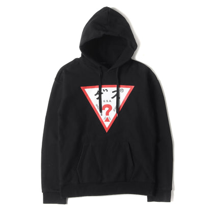 ×GUESS エンブレムロゴ ヘビー スウェット パーカー