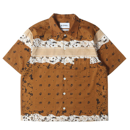 23SS バンダナ柄 オープンカラー 半袖シャツ(Summer Shirt)