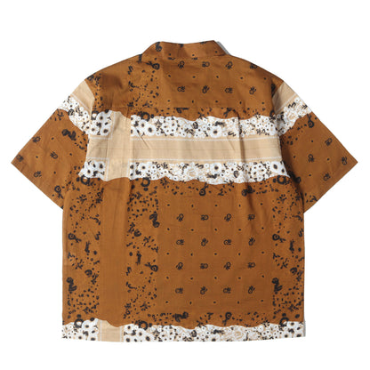 23SS バンダナ柄 オープンカラー 半袖シャツ(Summer Shirt)