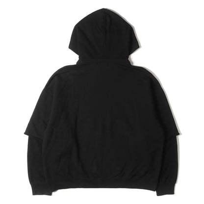 20AW オーバーサイズ レイヤード スウェット パーカー(Cellie Crewneck Parka )