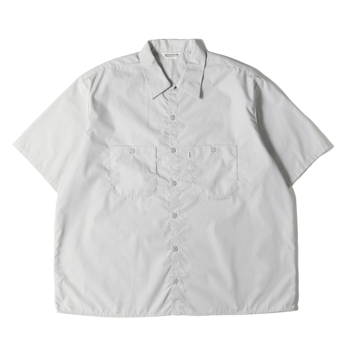 バックロゴ オーバーサイズ ワーク 半袖シャツ(T/C Work S/S Shirt)