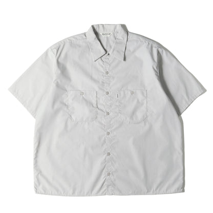 バックロゴ オーバーサイズ ワーク 半袖シャツ(T/C Work S/S Shirt)