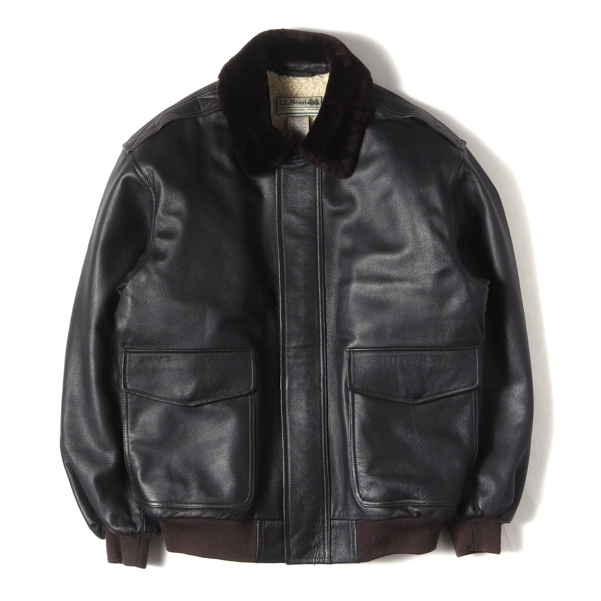 L.L.Bean (エルエルビーン) G-1タイプ 襟ムートン ゴートスキンレザー 
