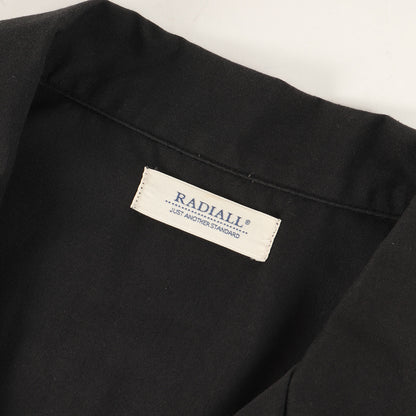 ワッペン付き T/C ショップコート