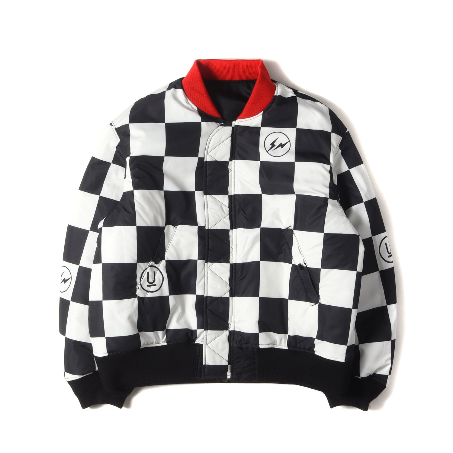 UNDERCOVER (アンダーカバー) 23AW ×fragment design 裏地チェッカー柄 