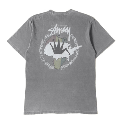 ピグメントダイ加工 ラスタ アフリカ Tシャツ(Live Clean Pigment Dyed Tee)