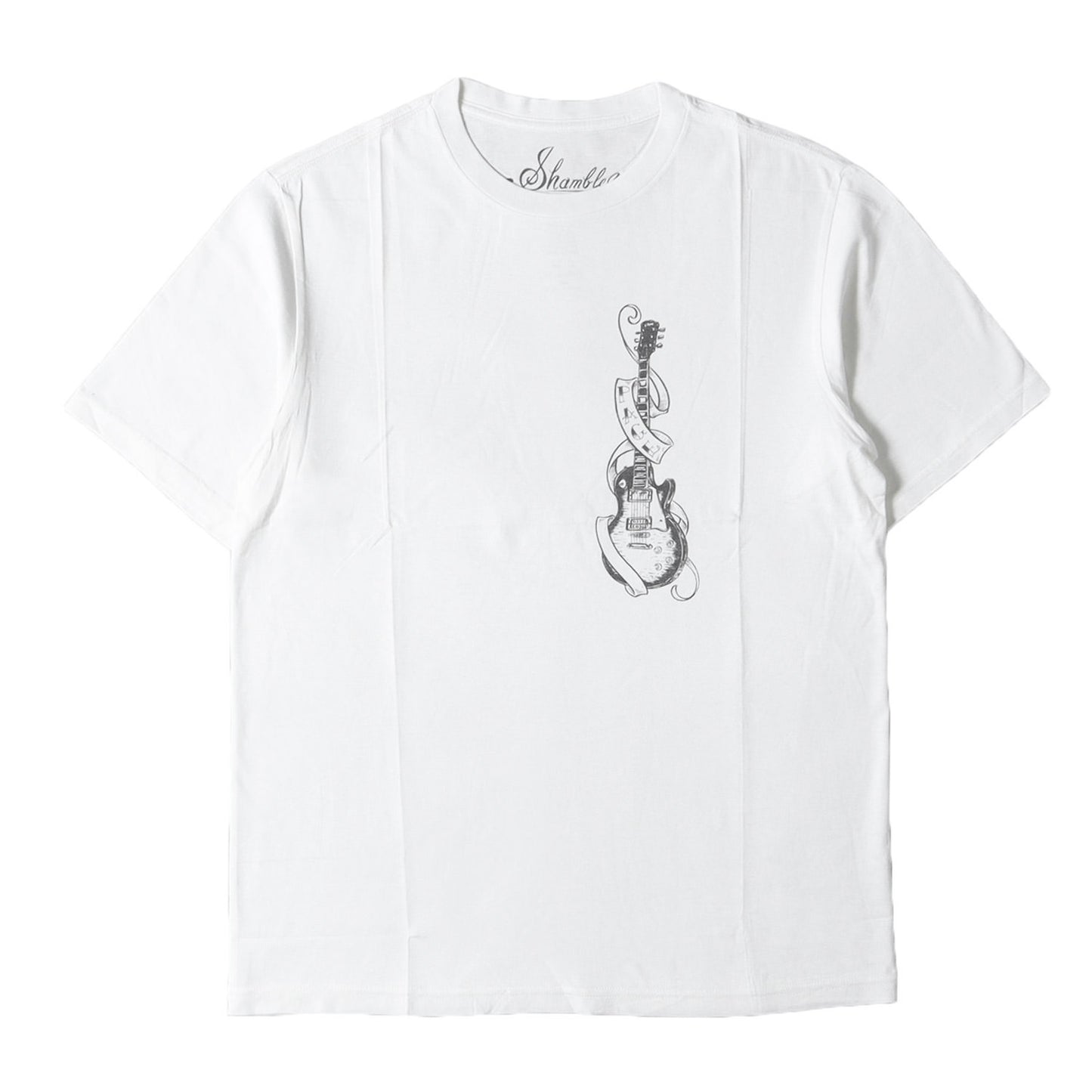 00s Shambles ギターグラフィック コットン/カシミヤ Tシャツ