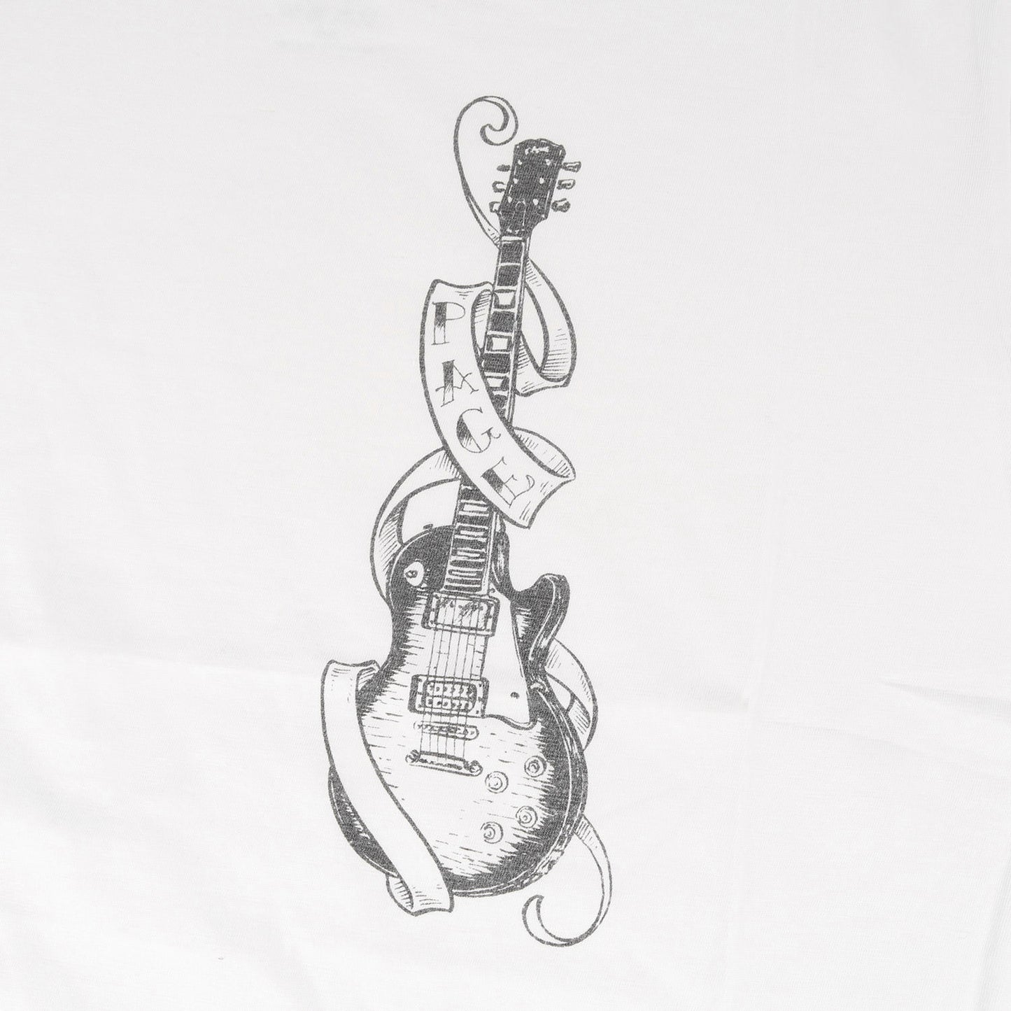 00s Shambles ギターグラフィック コットン/カシミヤ Tシャツ